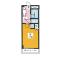 コーポＳ・Ｔ 202 １Kの間取り図