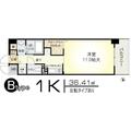 コードナチュレ 3階 １Kの間取り図