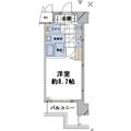 コンシェリア芝公園ＭＡＳＴＥＲ’Ｓ　ＶＩＬＬＡ １１０６ １Kの間取り図