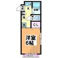 世田谷区 松原２丁目（下高井戸駅） 2階 １Kの間取り図