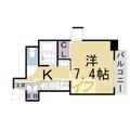 ＫＤＸレジデンス西院 ８０５ １Kの間取り図