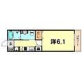 ロイヤル神戸三宮 ７１０ １Kの間取り図