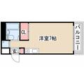 ダイドーメゾン三宮東 4階 ワンルームの間取り図