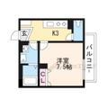 シャーメゾン和 １０３ １Kの間取り図