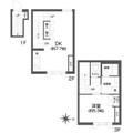 ウーヴァス池袋 ２０８ １DKの間取り図