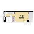 京都市中京区 藤木町（京都市役所前駅） 4階 １Kの間取り図