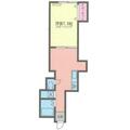 北区 赤羽２丁目（赤羽駅） 3階 １Kの間取り図
