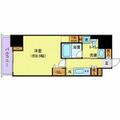 港区 六本木２丁目（六本木一丁目駅） 12階 １Kの間取り図