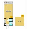 ピュアＫＡＩＫＡ ２０２ ワンルームの間取り図