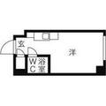 ティアラパレス北大前 ３０３ ワンルームの間取り図