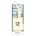 コーポラスサクマ １０１ １Kの間取り図