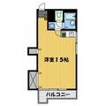 前田園ビル ３０２ ワンルームの間取り図