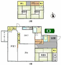 アットホーム】西彼杵郡時津町 元村郷 2階建 5DK[6984102755]西彼杵