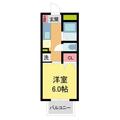 ラッスル大社 １０２ １Kの間取り図