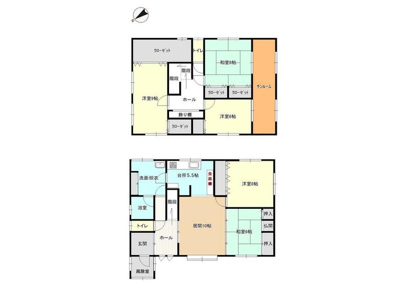 Kanazawa 1-chome, Aomori City (Aomori Station) 2-story 5LDK