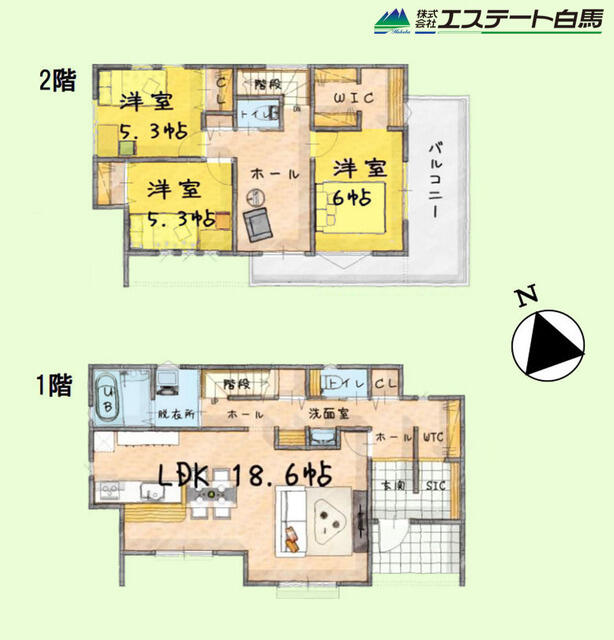 アットホーム 所沢市 大字山口 西所沢駅 2階建 ３ｌｄｋ 所沢市の新築一戸建て 提供元 株 エステート白馬 所沢店 一軒家 家の購入