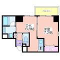 カーサ　セレーネ １００２ １DKの間取り図