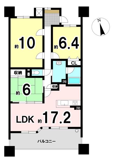 ライオンズガーデン清洲 4階 3ldk 清須市の中古マンション アットホーム マンション購入の情報