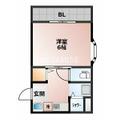 Ｂｅｎ匠８番館 ３０Ａ １Kの間取り図