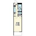 川崎市多摩区 登戸（中野島駅） 3階 １Kの間取り図