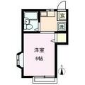 杉並区 和田１丁目（中野富士見町駅） 2階 １Kの間取り図