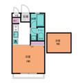 三鷹市 深大寺３丁目（新小金井駅） 1階 １Kの間取り図