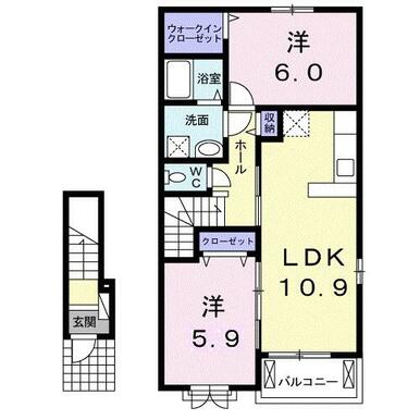 ラフレシール ２０５ ２ｌｄｋ 提供元 大東建託リーシング 株 久喜店 アットホーム 羽生市の賃貸アパート