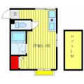 北区 豊島８丁目（王子神谷駅） 1階 ワンルームの間取り図