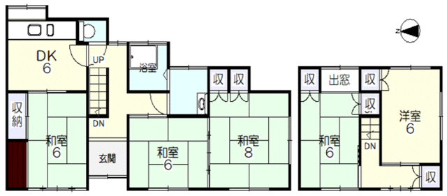 Nakada, Takebe-cho, Kita-ku, Okayama City (near Takebe Station) 2-story building, 5DK &mdash; photo 1
