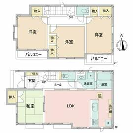 アットホーム】藤沢市 円行1丁目（湘南台駅） 2階建 4LDK 