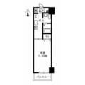 ＲＥＳＩＤＩＡ上野御徒町 ２０７ １Kの間取り図