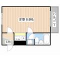 チェリーブロッサム １０１ ワンルームの間取り図