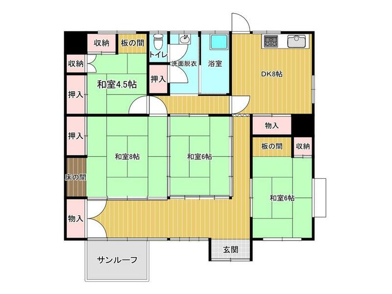 Kurihara-shi, Kurihara Shihahime Horiguchi Mito (Kurikomakogen Sta.) Single story house, 4DK

4,500,000 yen