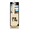 ジュネスドミール２０００ ５０３ １Kの間取り図