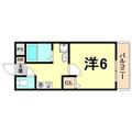 三記マンションⅢ ３０１ １Kの間取り図