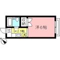 第１ヒカリハイツ ２０６ １Kの間取り図