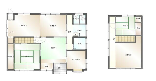 detached 耶麻郡西会津町上野尻字下沖ノ原