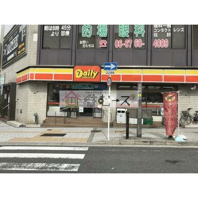 デイリ－ヤマザキ谷町６丁目店 距離：169m