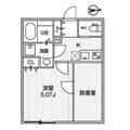 Ｔ’ｓ　Ｃｕｏｒｅ　ＭＵＳＥ　落合 １０４ １Kの間取り図