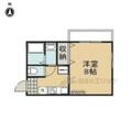ＭＥＳＡ　ＶＥＲＤＥ北山 ３０３ １Kの間取り図