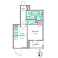 リヴ　アン　フルール ２０４ １DKの間取り図