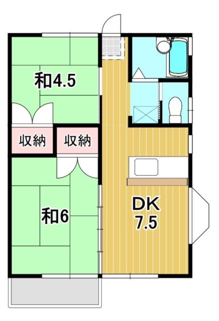アットホーム 大進ハイツ ２０１ ２ｄｋ 提供元 大みか不動産 株 日立市の賃貸アパート