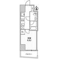 オルタナ文京湯島 ５０３ １Kの間取り図