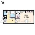 レオパレス氷室 １０５ １Kの間取り図