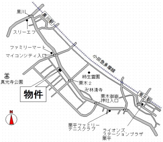アットホーム グランベル栗木 ａ２ ３ｌｄｋ 提供元 三井ホームエステート 株 世田谷多摩営業部 川崎市麻生区の賃貸テラスハウス