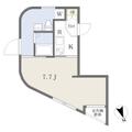 コルティーレ四谷本塩町 ５０３ １Kの間取り図