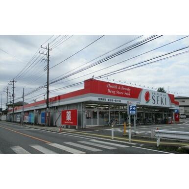 ドラッグストアセキ笠幡店 距離：379m