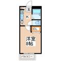 メゾンエクセル １０３ １Kの間取り図
