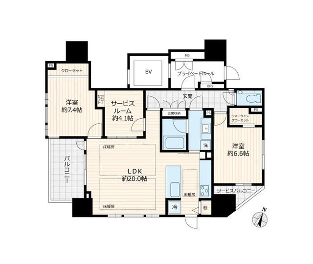 アットホーム】THE CONOE 一番町 12階 2SLDK アットホーム】THE CONOE 一番町 12階 2SLDK