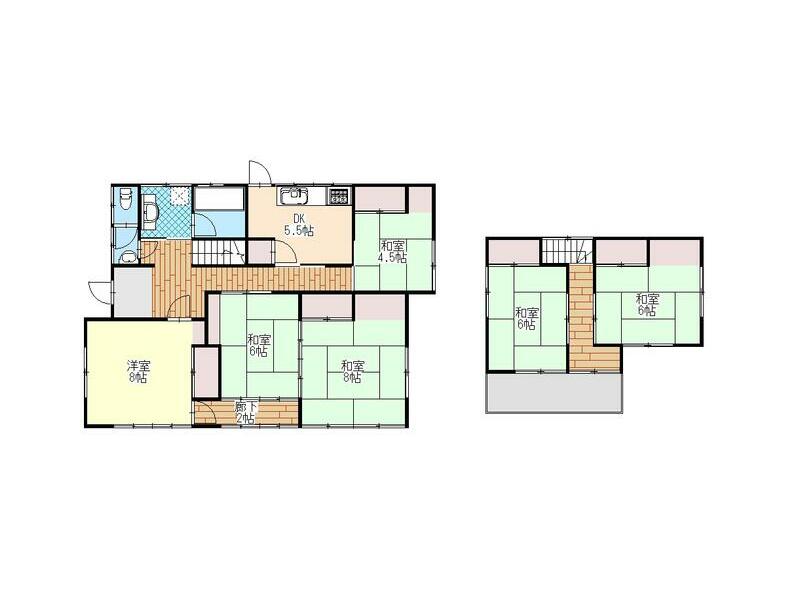 Shibukawa City, Shibukawa (Shibukawa Station) 2-story 6DK